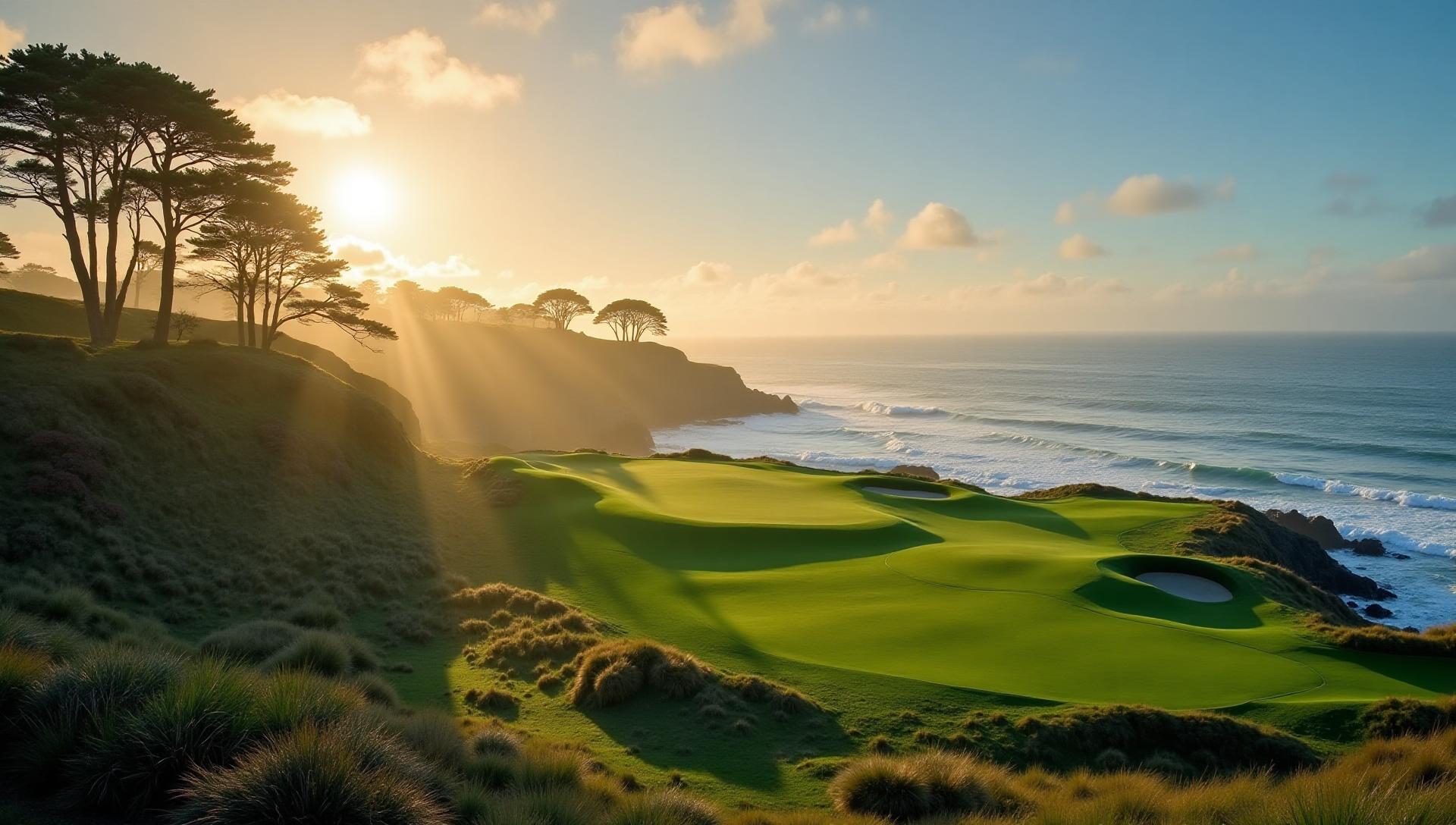 Stunning view of world-renowned golf course